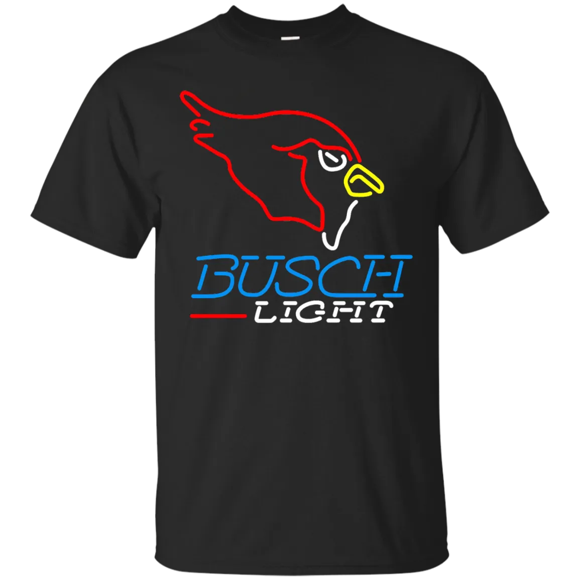 Busch Light Beer T-Shirt Custom Designed Graphic Pattern Arizona Cardinals NFL