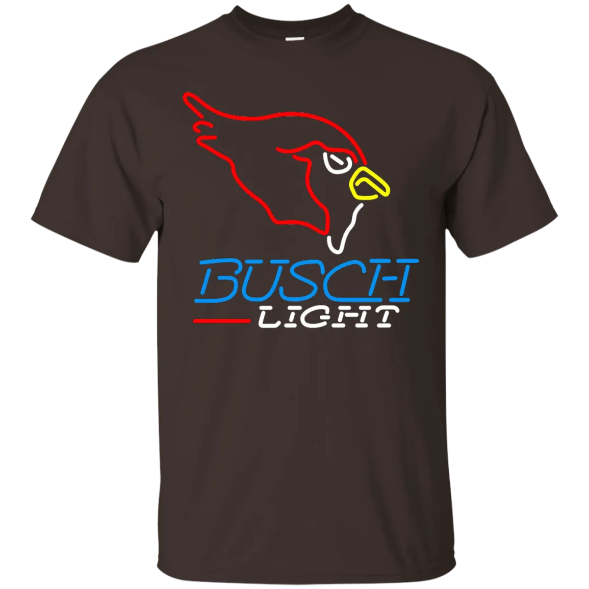 Busch Light Beer T-Shirt Custom Designed Graphic Pattern Arizona Cardinals NFL