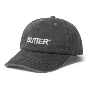Butter Goods - Rounded Logo 6 Panel Cap Black