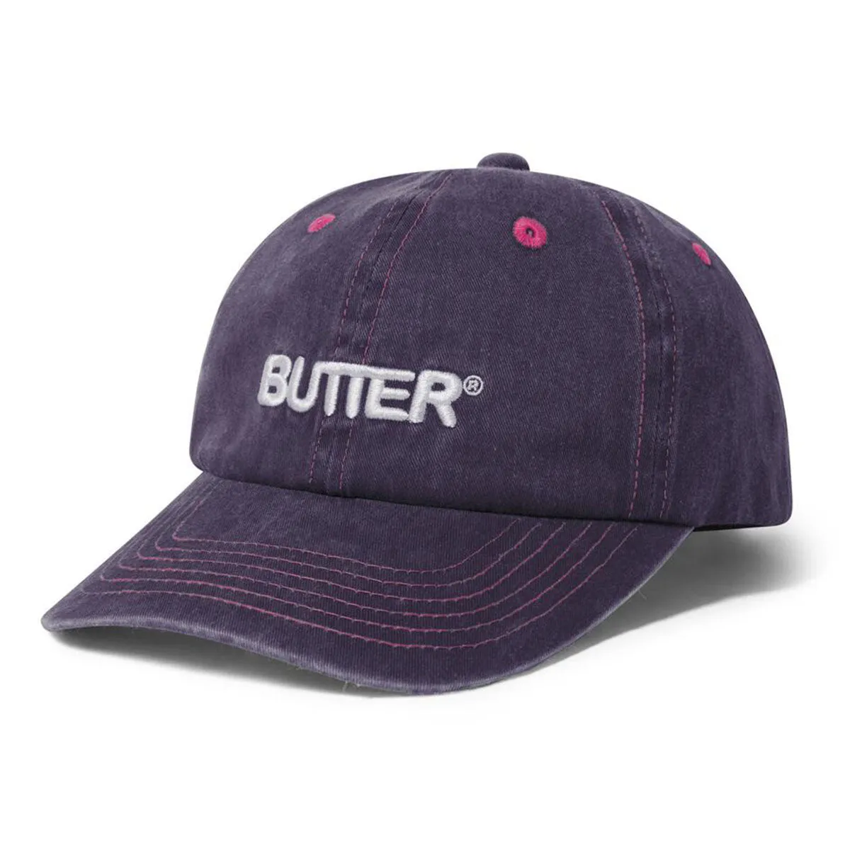 Butter Goods - Rounded Logo 6 Panel Cap Dusk