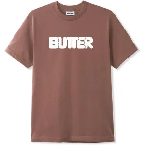Butter Goods - Rounded Logo Tee Washed Wood