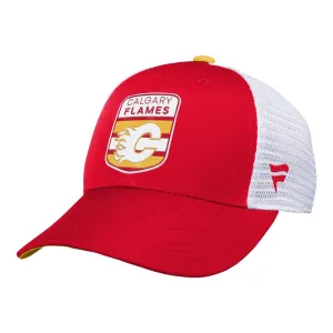 Calgary Flames - Fanatics NHL Draft Structured Trucker Youth Hat