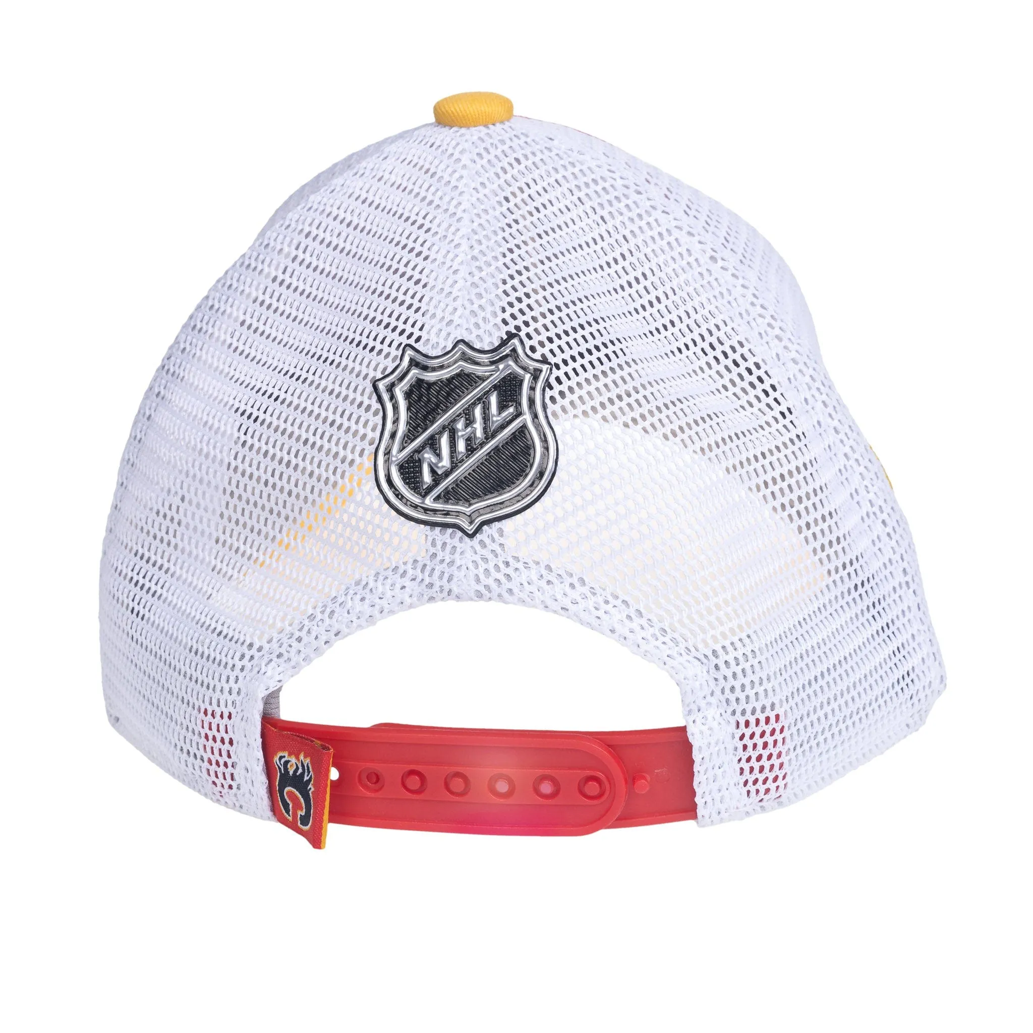 Calgary Flames - Fanatics NHL Draft Structured Trucker Youth Hat