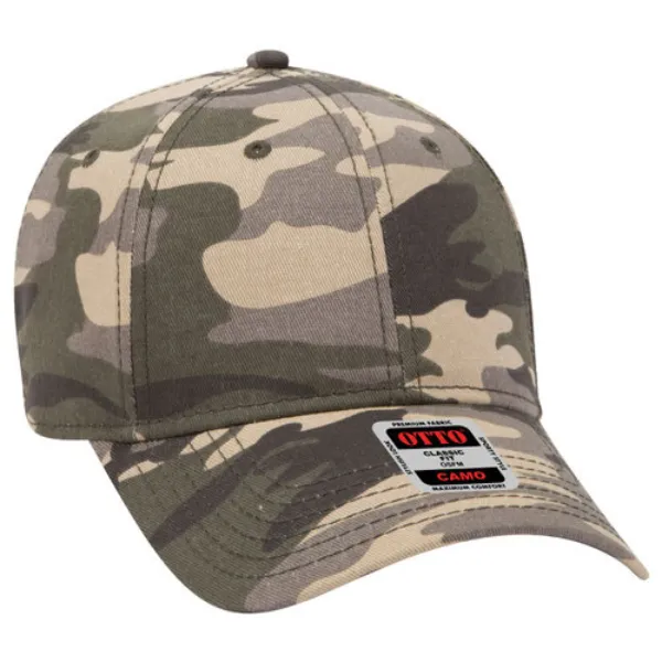Camouflage 6 Panel Low Profile Baseball Cap