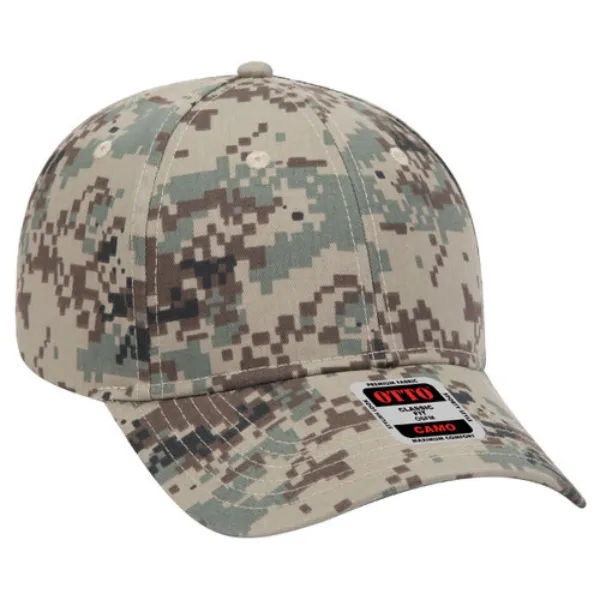 Camouflage 6 Panel Low Profile Baseball Cap
