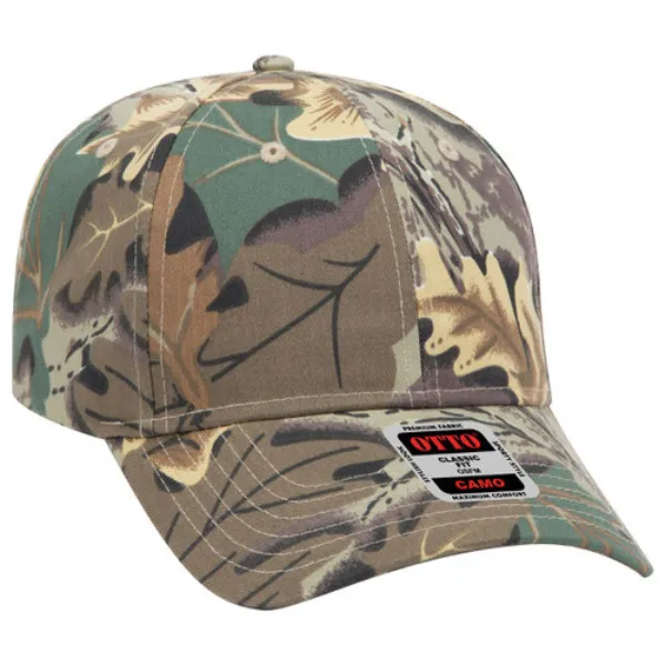 Camouflage 6 Panel Low Profile Baseball Cap