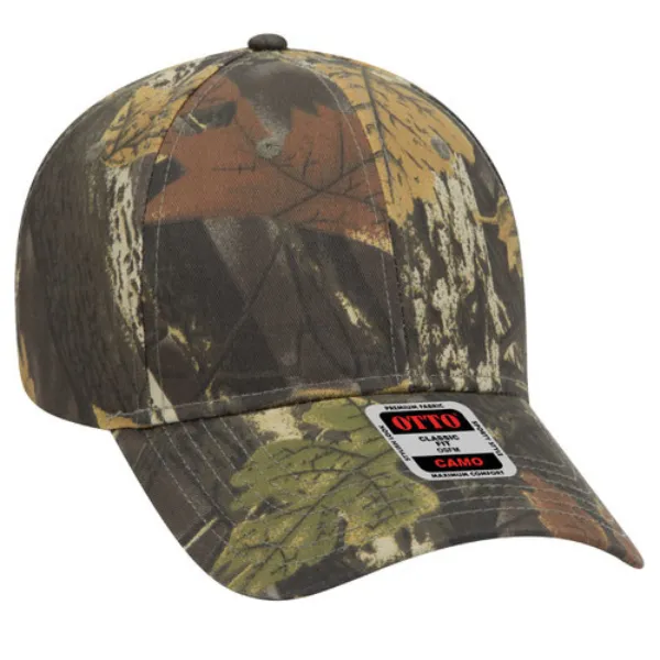 Camouflage 6 Panel Low Profile Baseball Cap