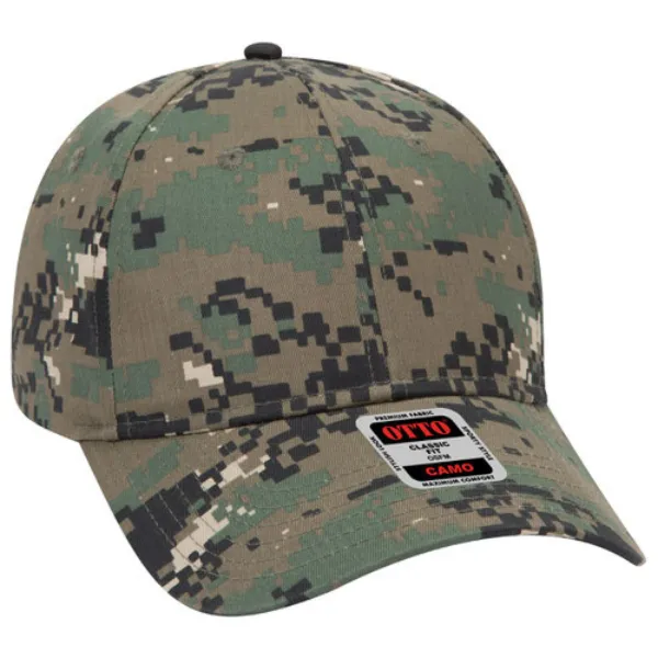 Camouflage 6 Panel Low Profile Baseball Cap