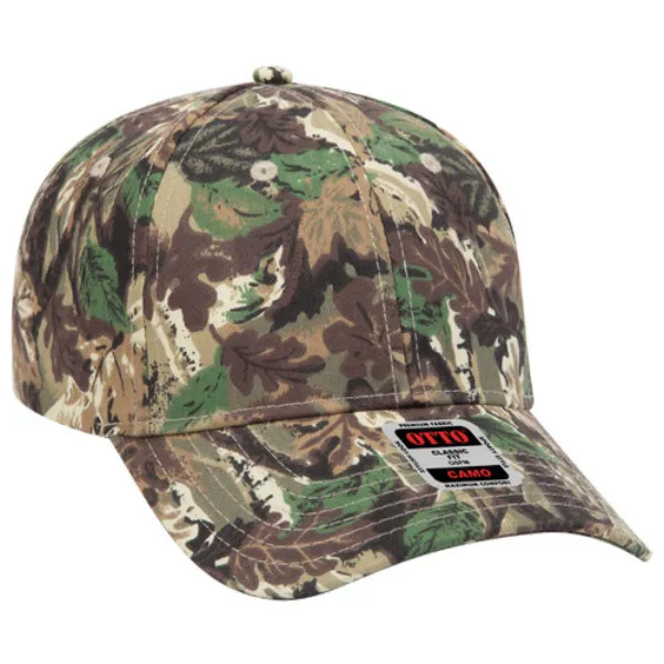 Camouflage 6 Panel Low Profile Baseball Cap