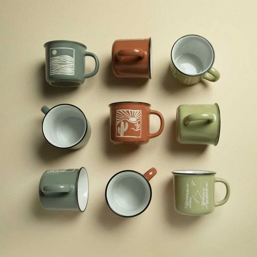 Camp Mug in Mountain Green
