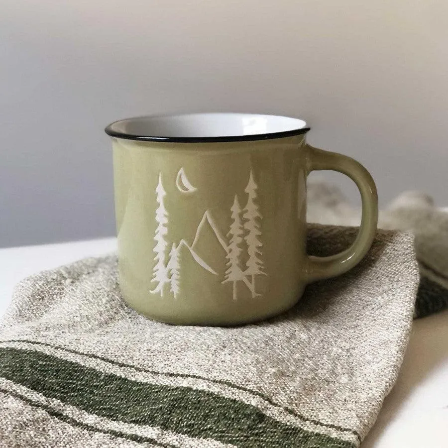 Camp Mug in Mountain Green