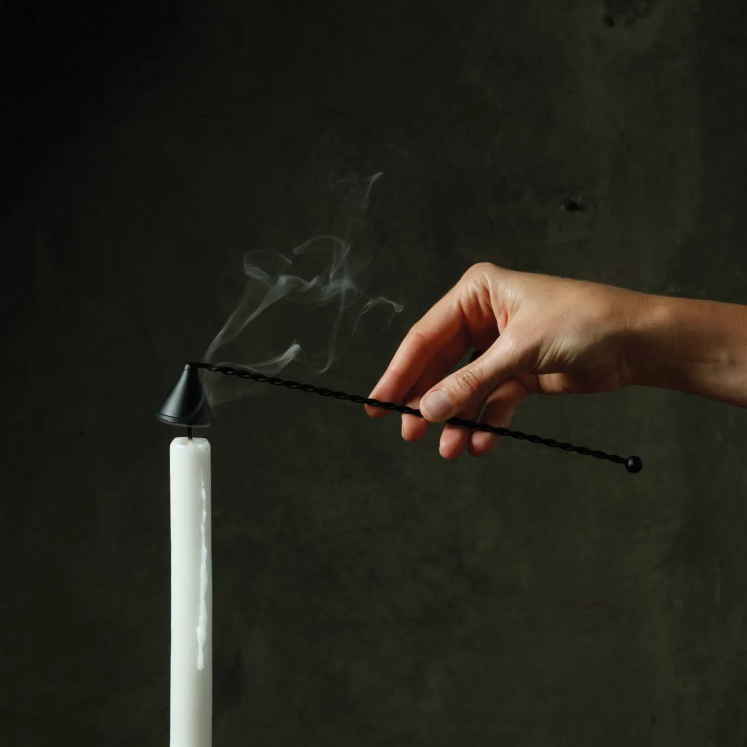 Candle Snuffer - Metal - Black