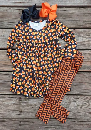 Candy Corn Pearl Dress - EXTRAS