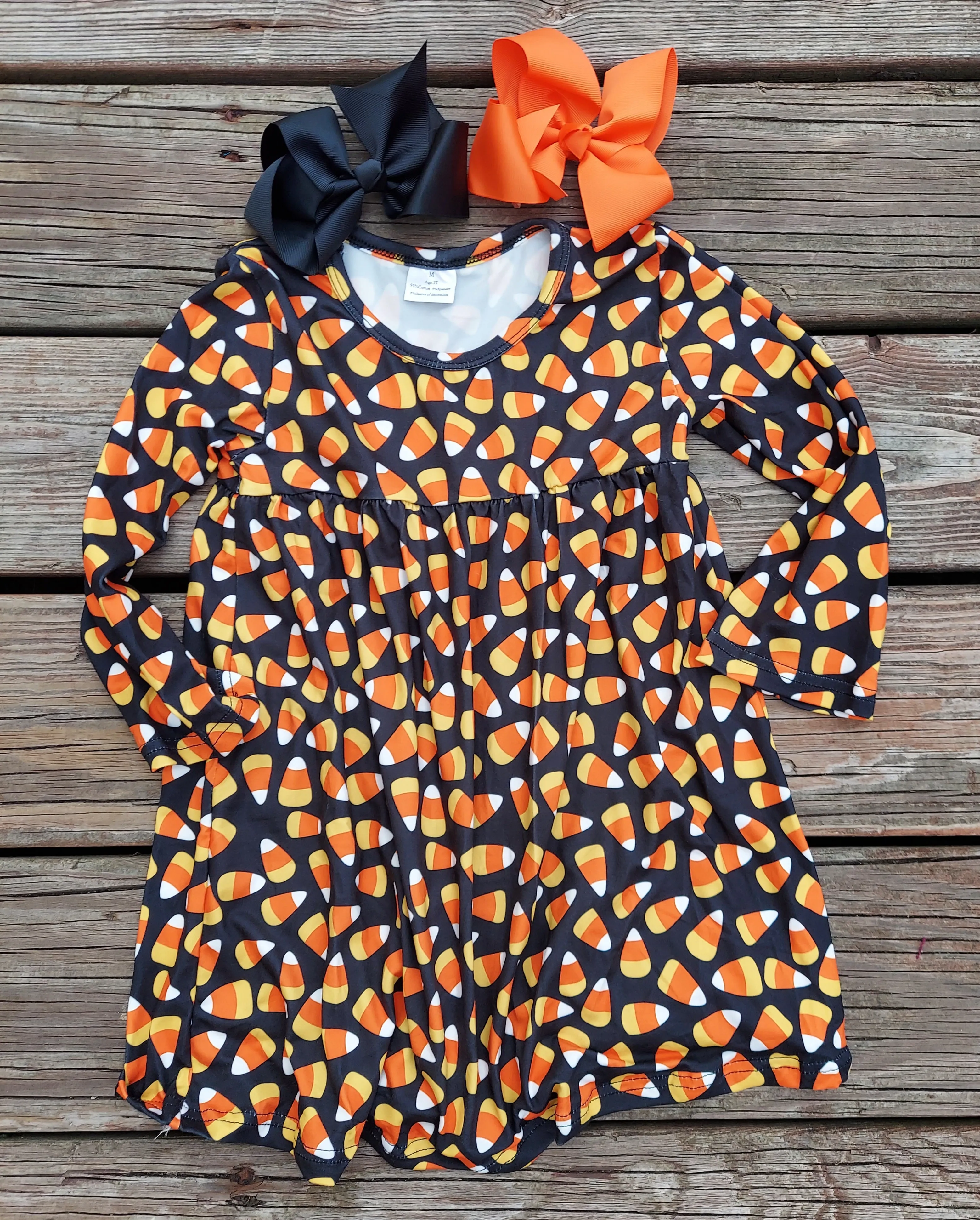 Candy Corn Pearl Dress - EXTRAS
