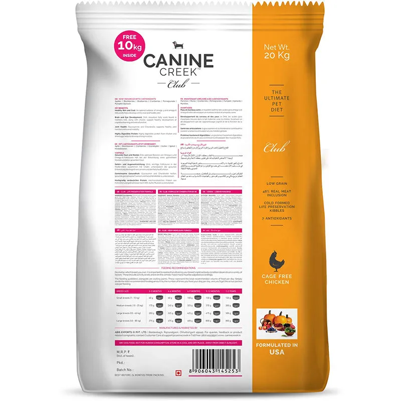 Canine Creek Club Ultra Premium Chicken Dry Dog Food