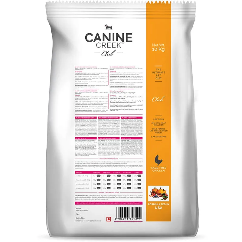 Canine Creek Club Ultra Premium Chicken Dry Dog Food