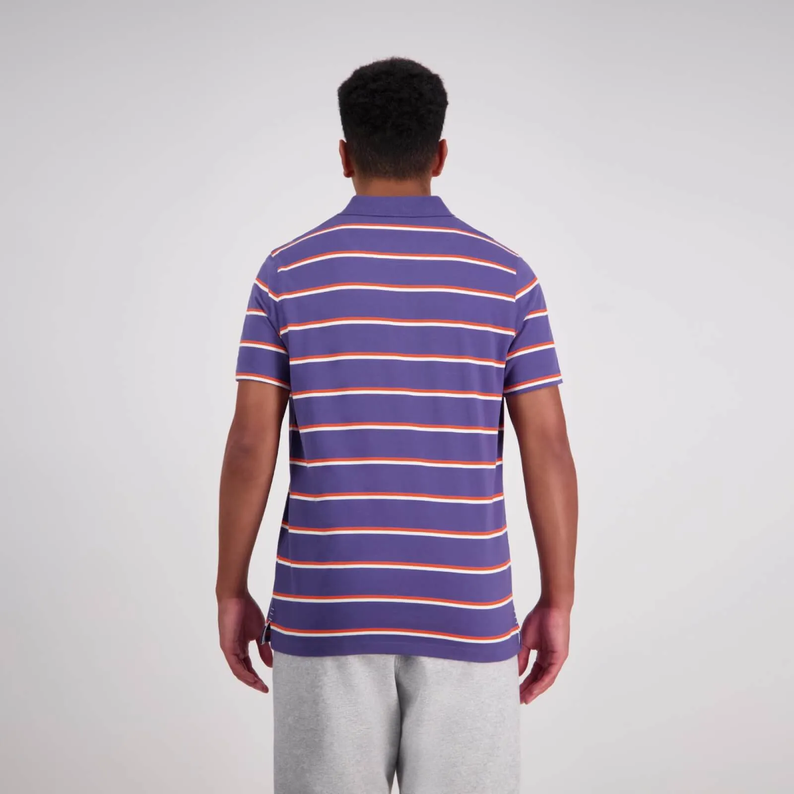 Canterbury Men's Yarn Dye Stripe Short Sleeve Polo - 2 Colours