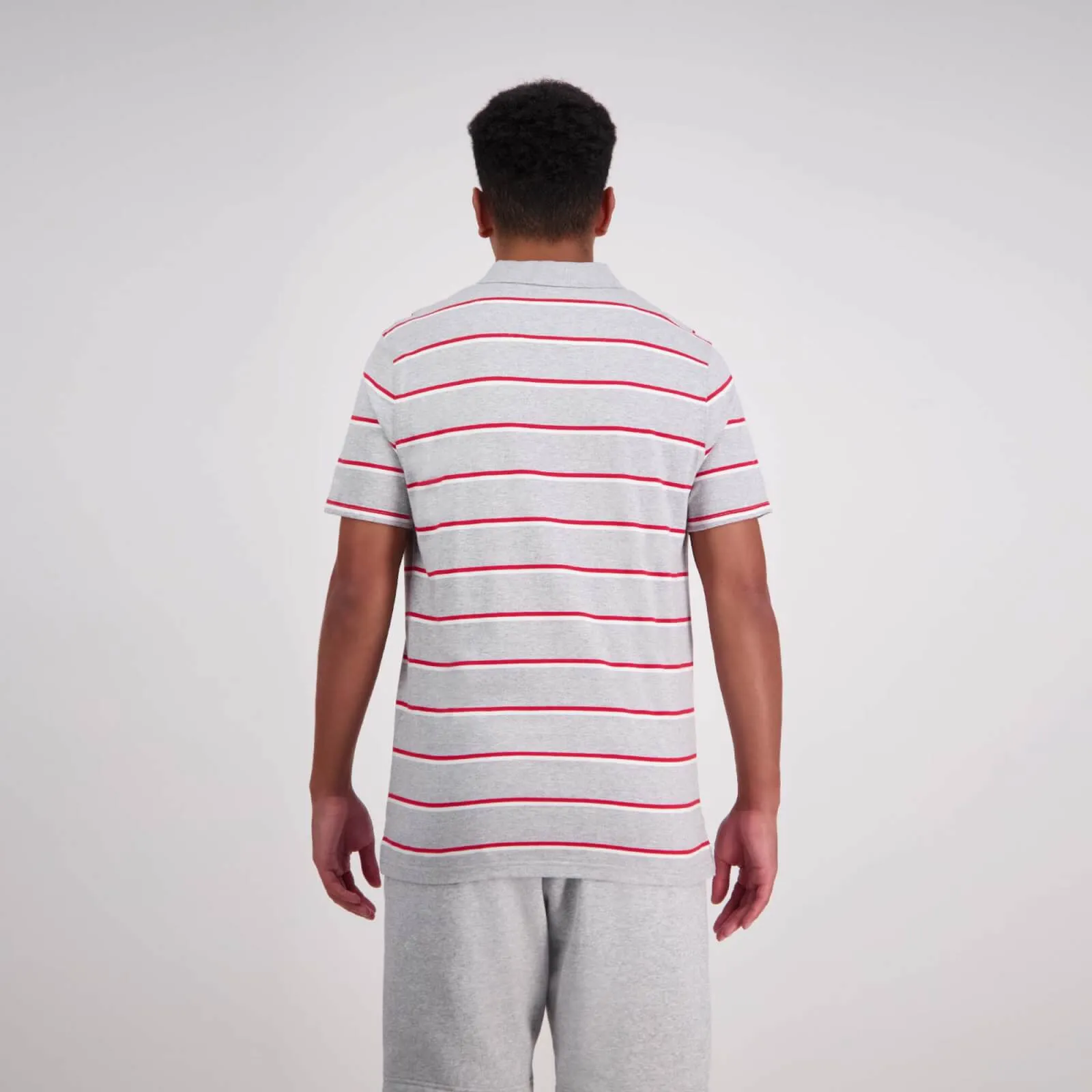 Canterbury Men's Yarn Dye Stripe Short Sleeve Polo - 2 Colours