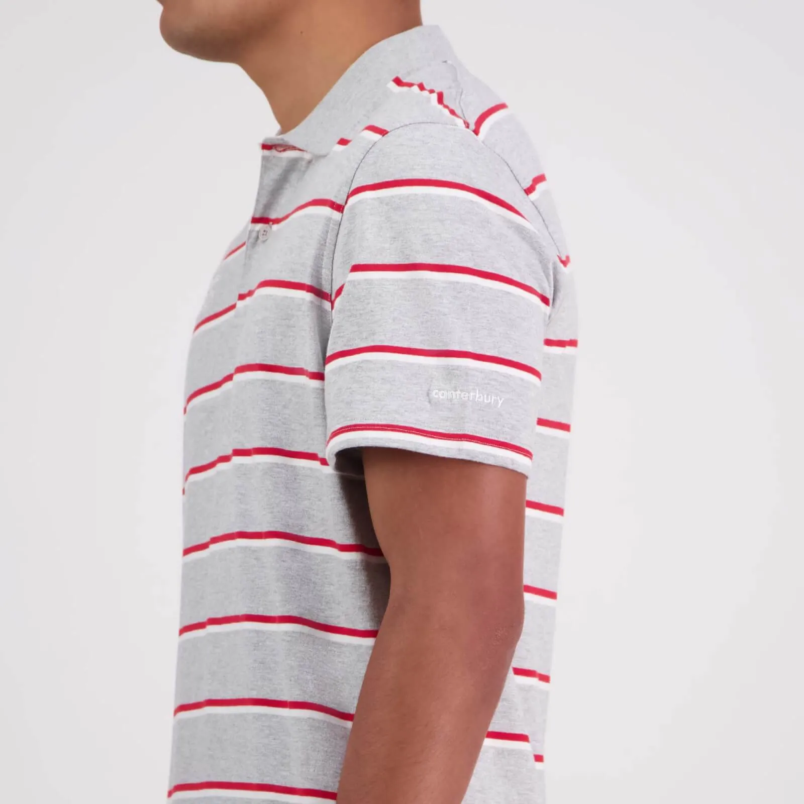 Canterbury Men's Yarn Dye Stripe Short Sleeve Polo - 2 Colours