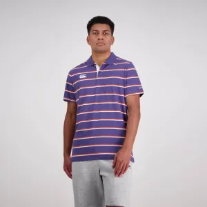 Canterbury Men's Yarn Dye Stripe Short Sleeve Polo - 2 Colours