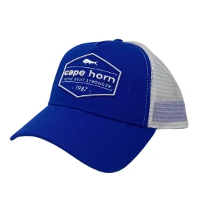 Cape Horn Structured Fish Logo Trucker Hat