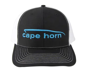 Cape Horn Structured Trucker Hat - Black