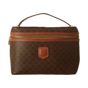 Celine Brown Macadam Vanity Bag