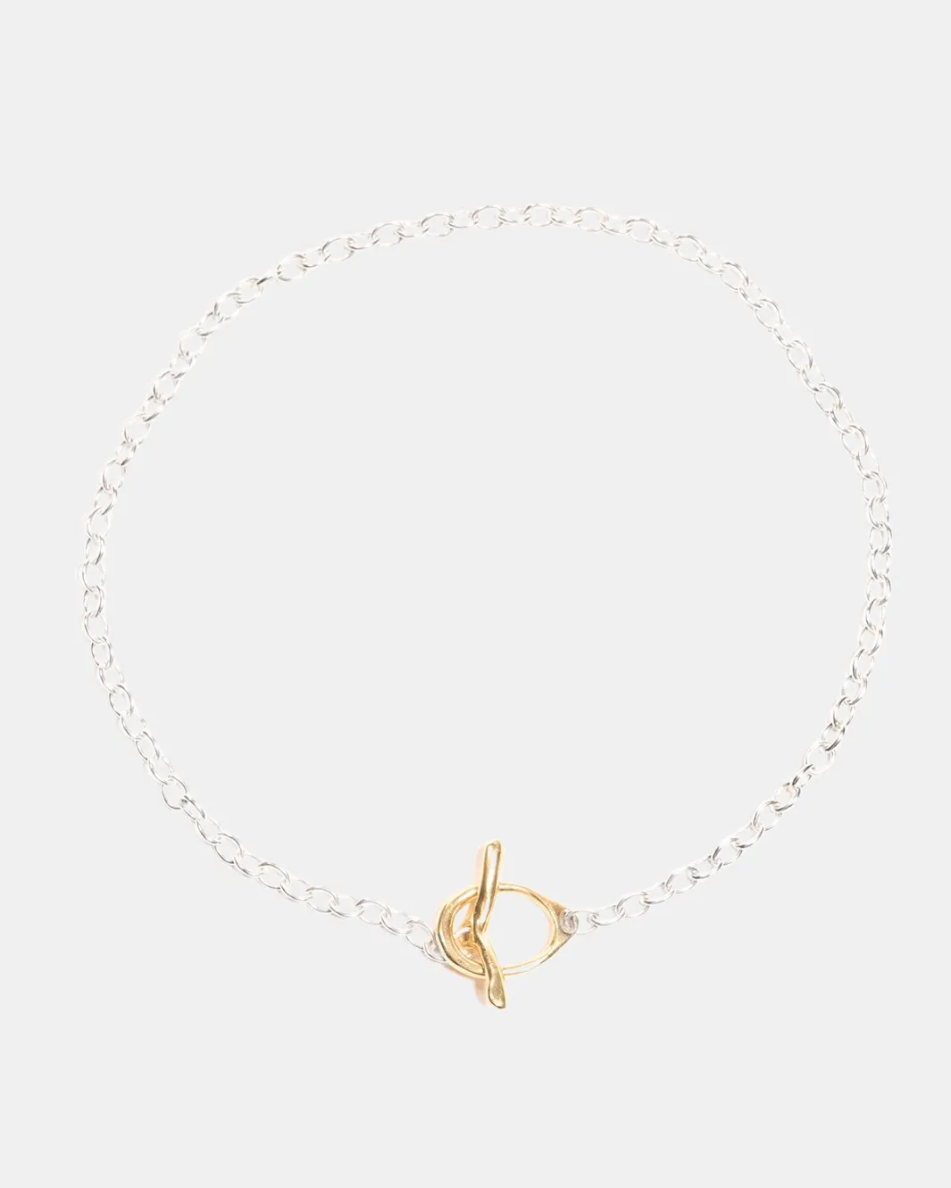 CERES TOGGLE NECKLACE IN BRASS