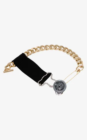Chain Ribbon Choker