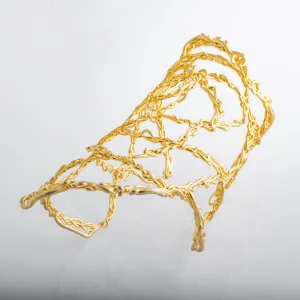 Chainlink Gold Cuff
