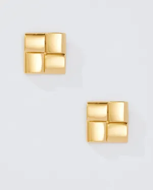 CHECKERED EARRING