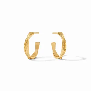 Cheval Twist Hoop Gold