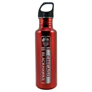 Chicago Blackhawks 26oz Stainless Steel Water Bottle Team Design 056