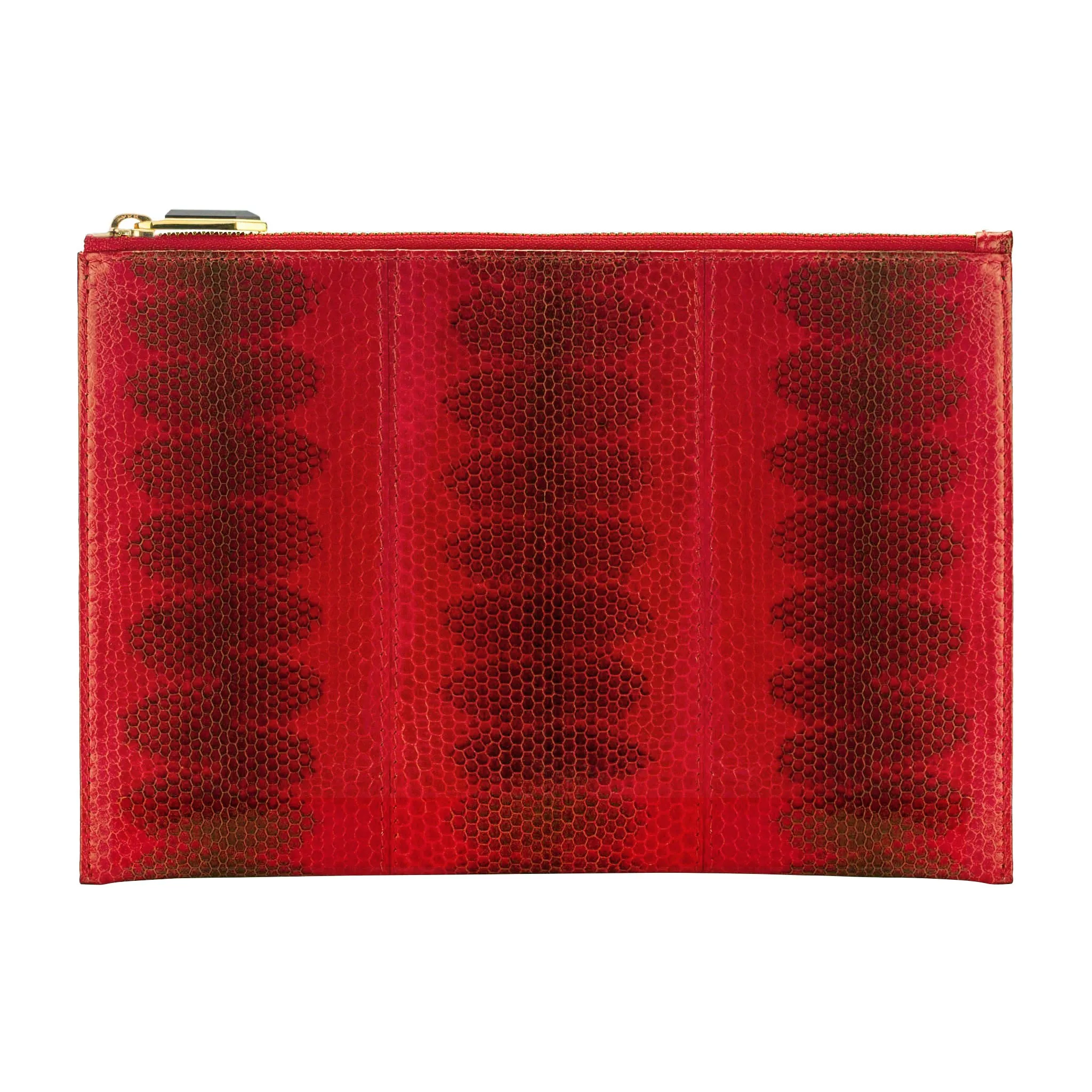 CHRISTINA SNAKESKIN POUCH