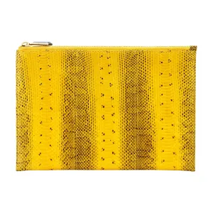 CHRISTINA SNAKESKIN POUCH