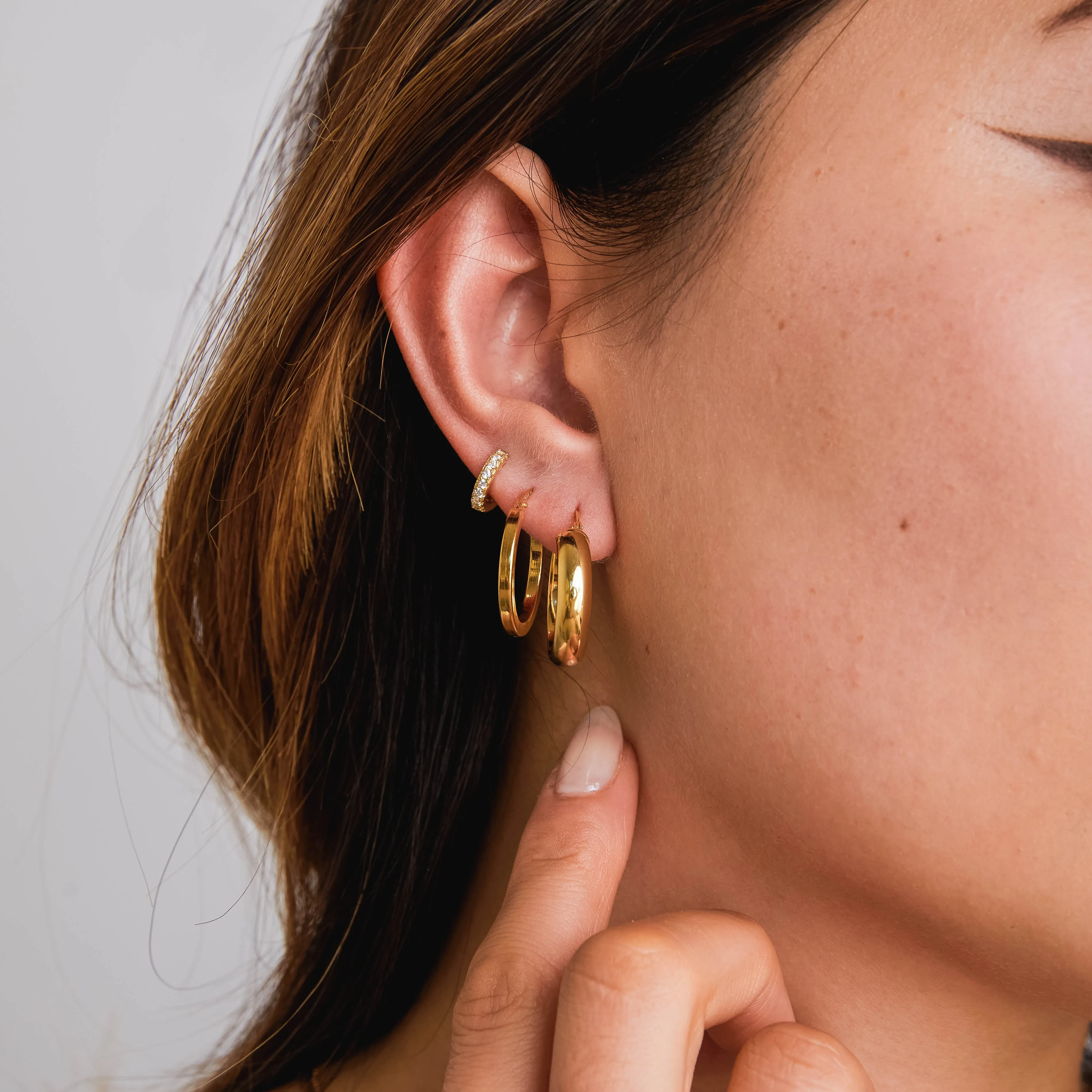 Chunky Rounded Hoops