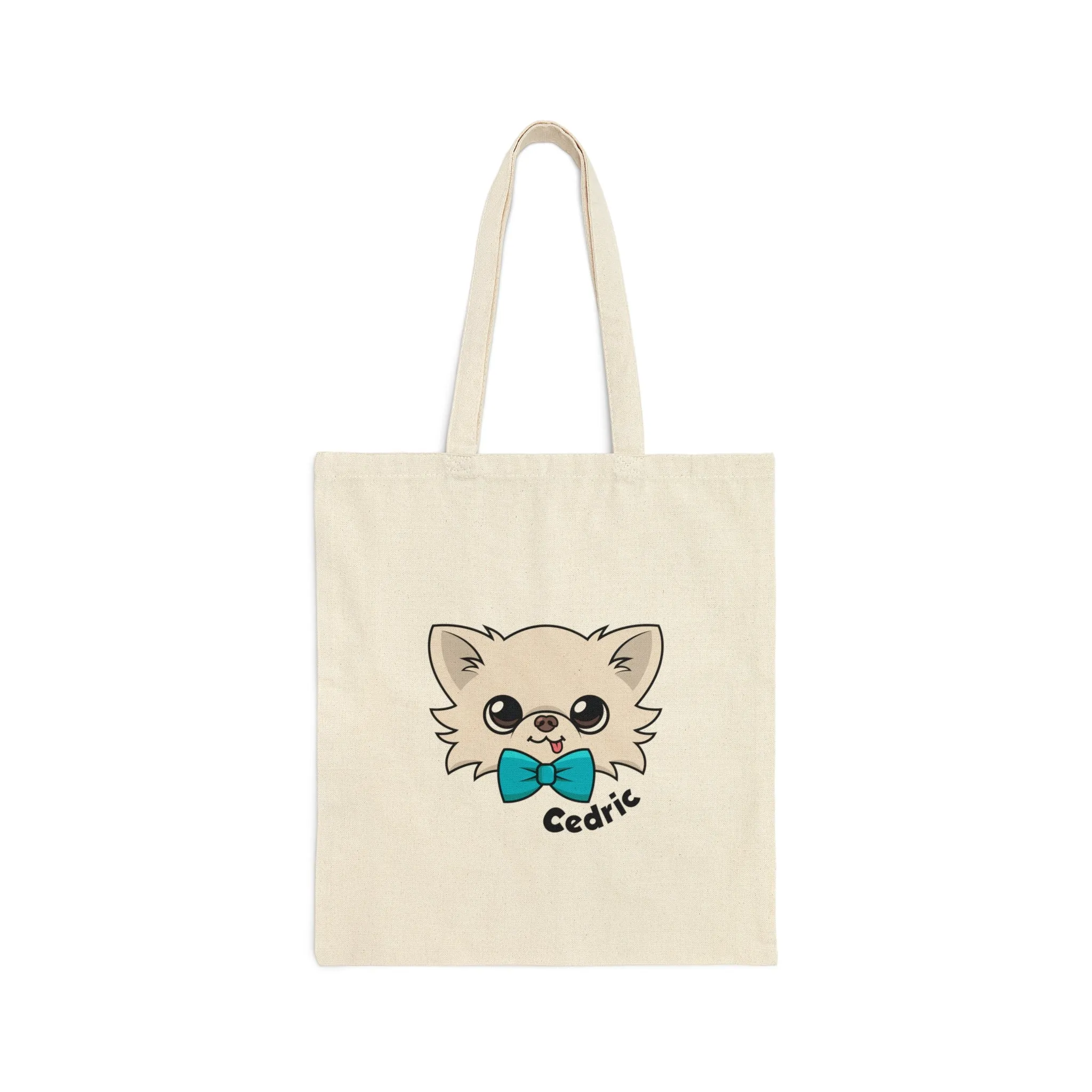 Classic Tiny Chihuahua Cedrics's Signature Cotton Tote
