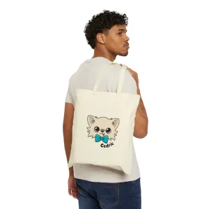 Classic Tiny Chihuahua Cedrics's Signature Cotton Tote