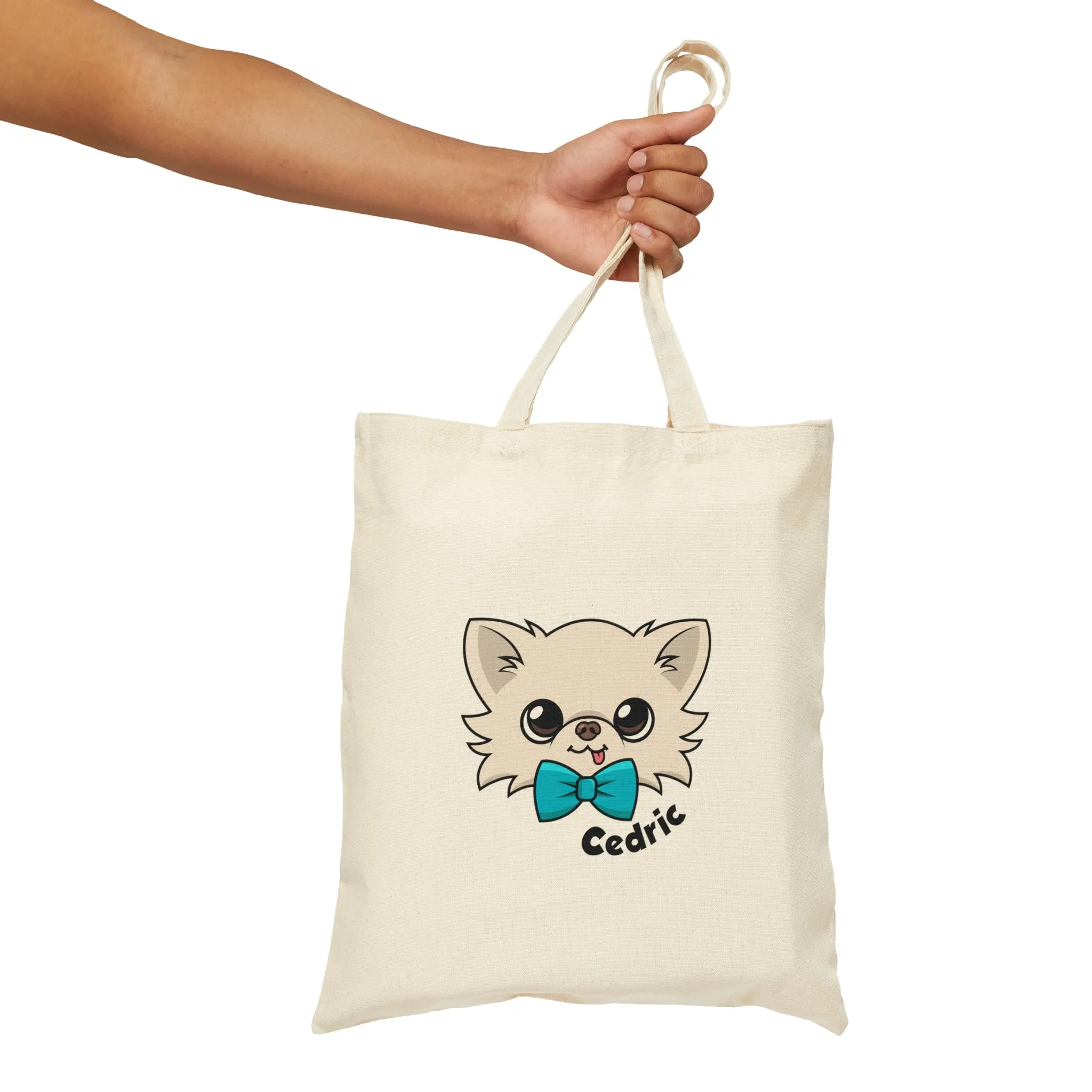 Classic Tiny Chihuahua Cedrics's Signature Cotton Tote