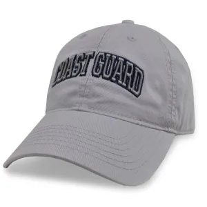 Coast Guard Arch Low Profile Hat (Silver)