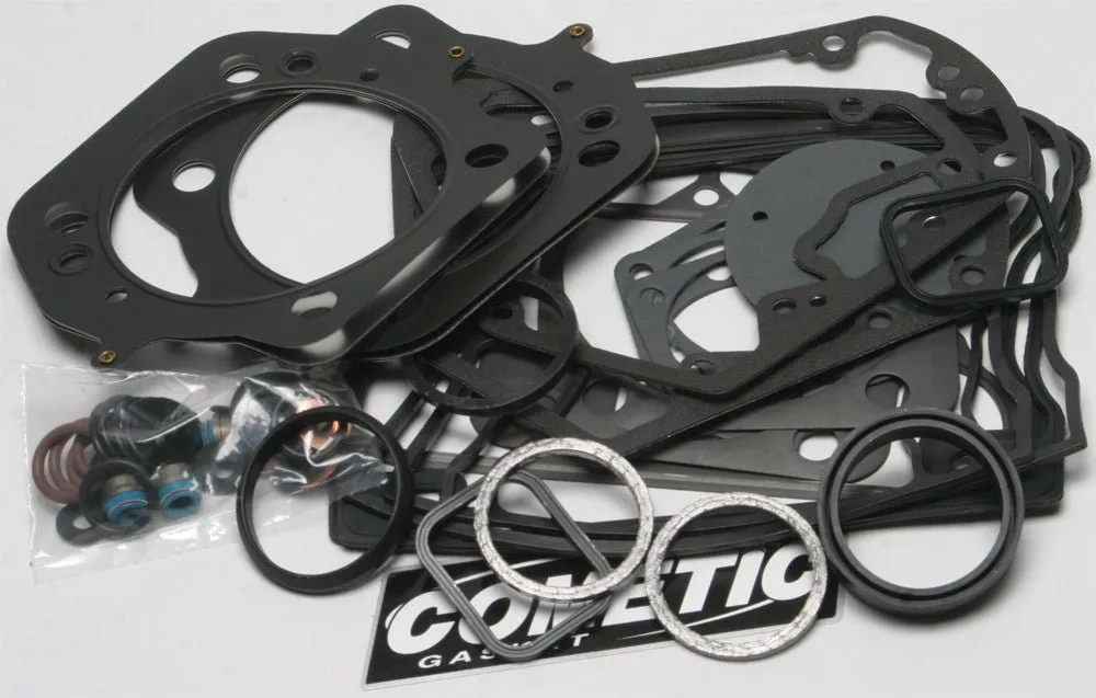 Cometic Gasket C9917S EST Top End Gasket Kit - 4in. Bore S&S Big Twin with OEM Rocker Box Gasket