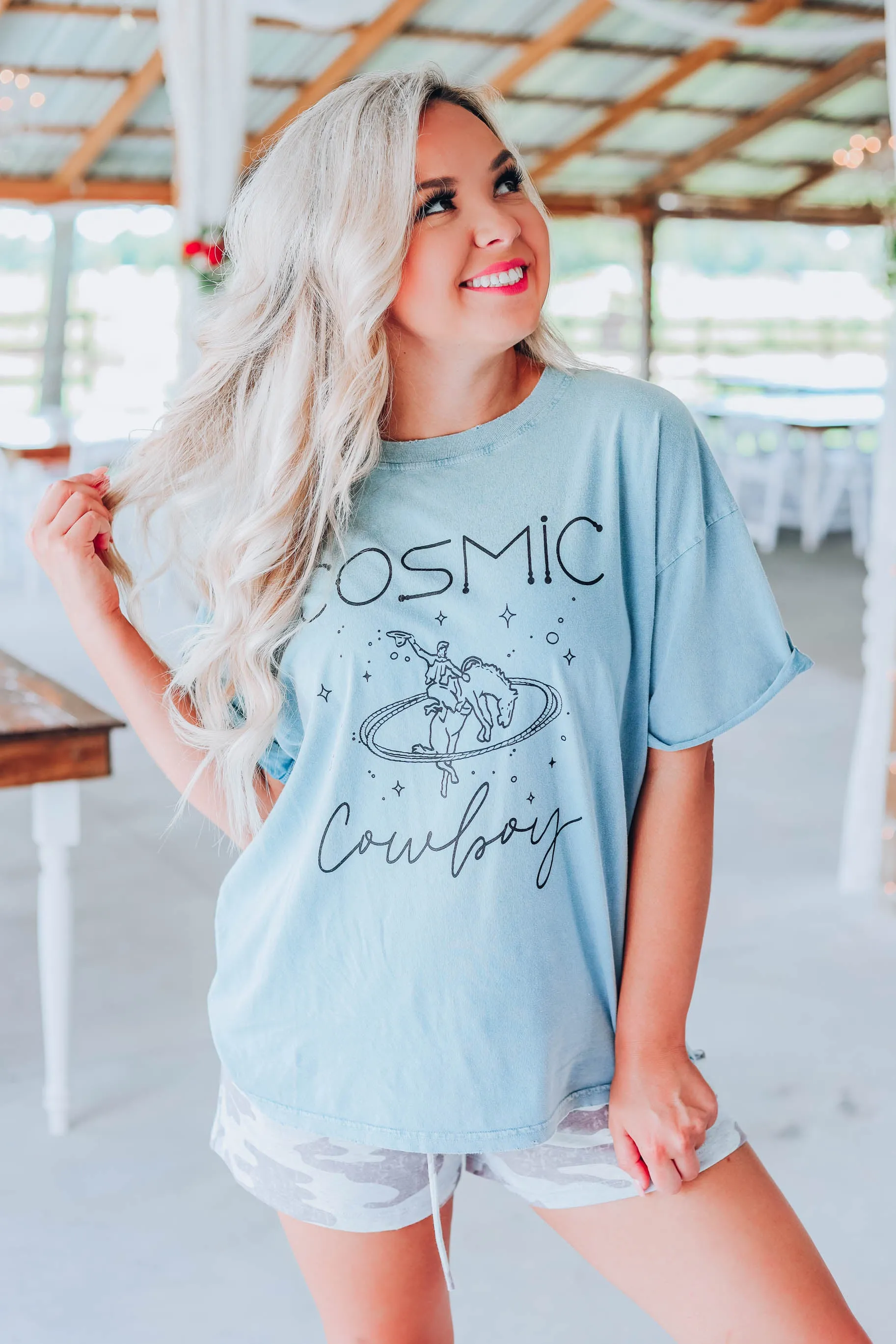 Cosmic Cowboy Vintage Graphic Tee
