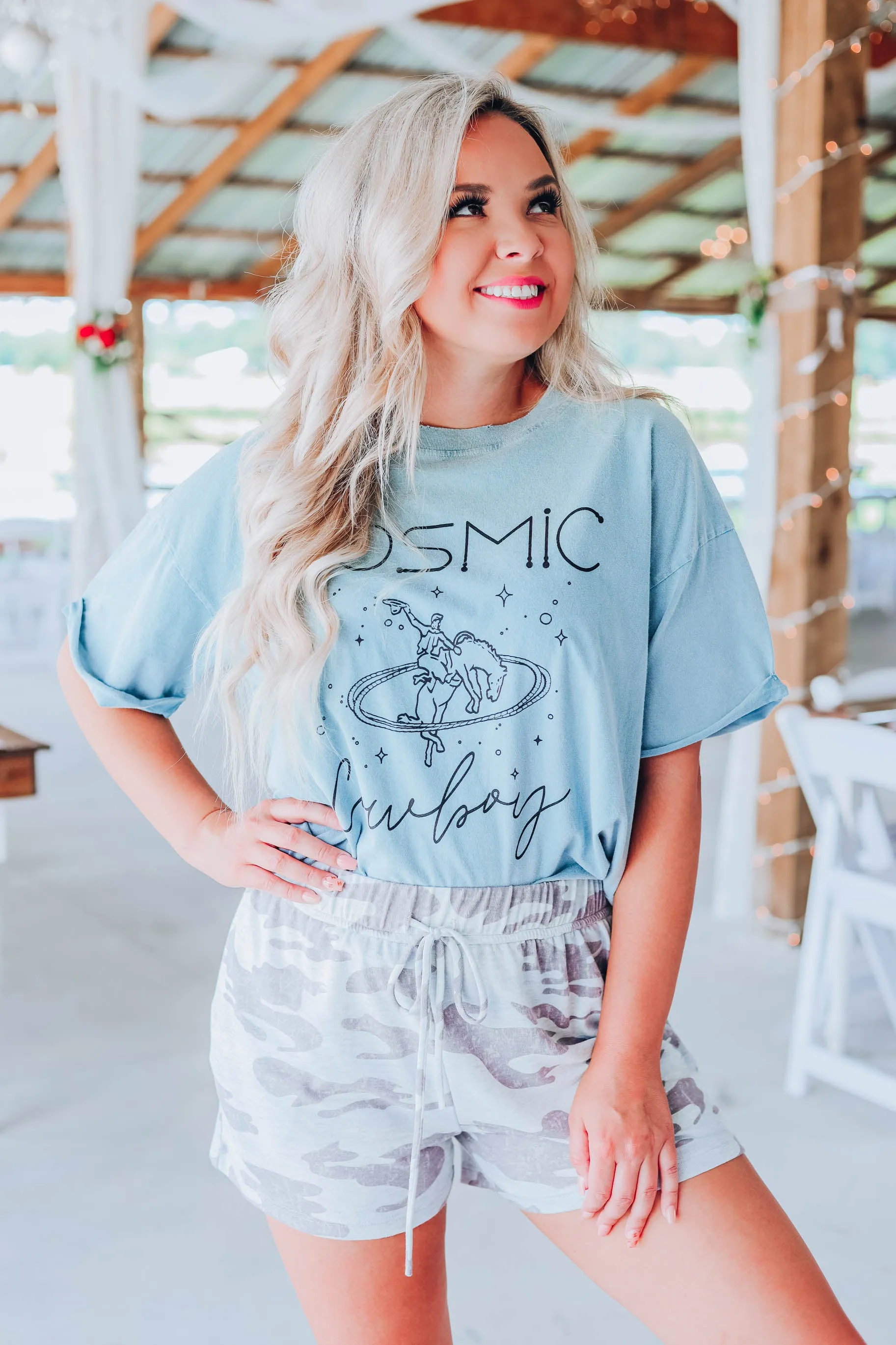 Cosmic Cowboy Vintage Graphic Tee