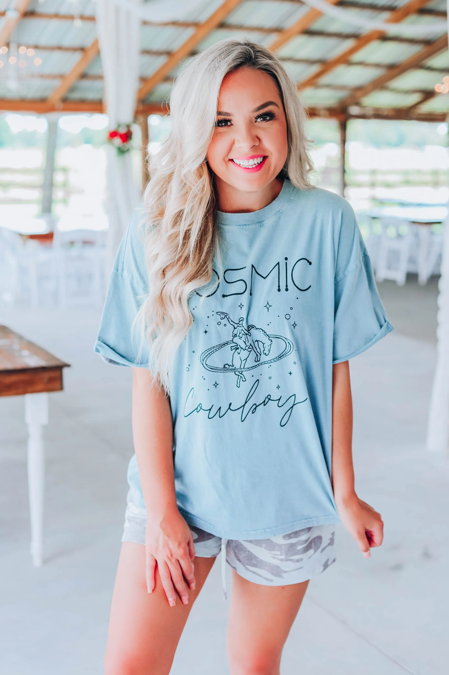 Cosmic Cowboy Vintage Graphic Tee