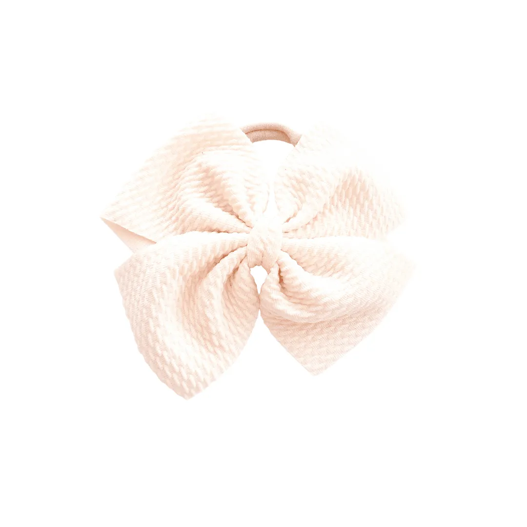 Cream Pinwheel Headband