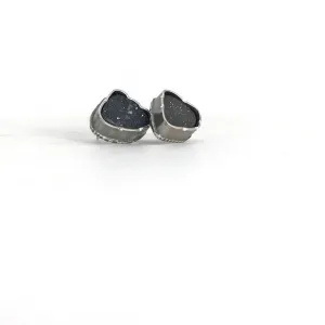 Creative Black Tie Medium Studs - triangular (wholesale)