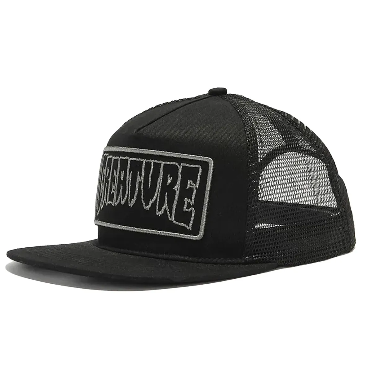 Creature - Reverse Patch Mesh Trucker Black