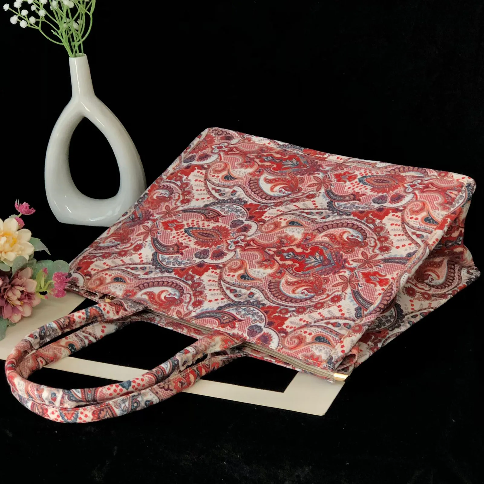 CRIMSON TOTE BAG