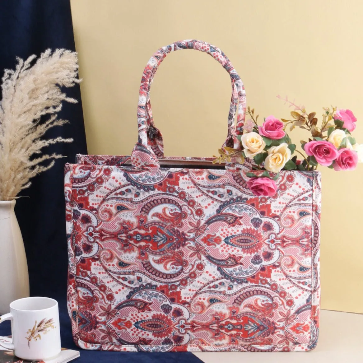 CRIMSON TOTE BAG