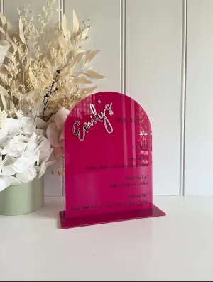 Custom Bar Sign - Arched